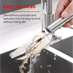 shoppiverse 3-in-1 Stainless Steel Fish Maw Knife Fish Scaler, Scraper & Cleaning Tool Fish Scaler image 2