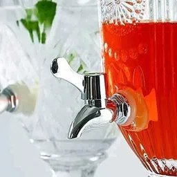 tdmm Dispenser for Water, Juice, Liquor Glass Dispenser with tap, Beverage Jar Bottom Loading Water Dispenser image 3