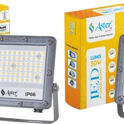 aster lite Lumix 50W LED Flood Light IP66 Waterproof 6500K Cool White (Pack of 2) Flood Light Outdoor Lamp-picture-27
