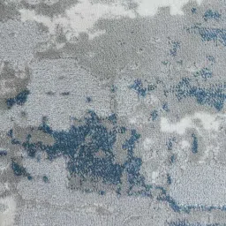 Grey Abstract Polypropylene 5 ft x 7 ft Machine Made Carpet by Apco image 4