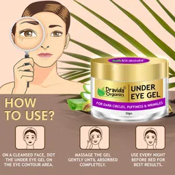 dravida organics Under Eye Gel image 5