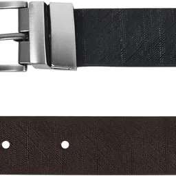 oleo Men Casual Black, Brown Genuine Leather Reversible Belt image 3