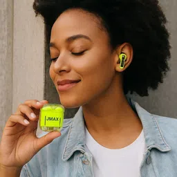 jmax JM-TW-13 | 35H Non-Stop Music | Crystal Clear Sound| 300mAh Case | 5H Talk Time Bluetooth Headset image 5