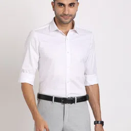 turtle Men Slim Fit Self Design Formal Shirt-picture-44