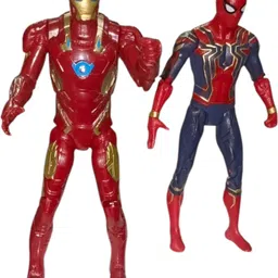 one point collections Marvel Action Figure Combo – Spiderman & Iron Man Action Figures Set image 1