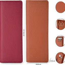 essart KH-42414-Brn:Cherry Leather Key Holder-picture-22