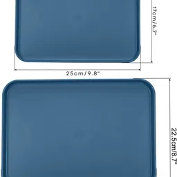 oicia NEW1_Wheat Straw s for Kitchen, Deep Snacks , Dessert s, Eating Dish Tray image 2