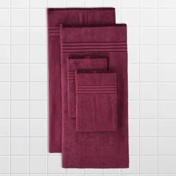 cuddle cotton Cotton 400 GSM Bath, Hand Towel Set image 2