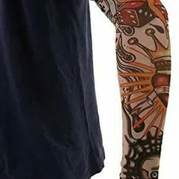 manish Nylon Arm Sleeve For Men With Tattoo image 2