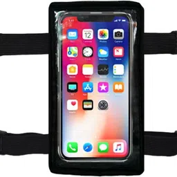 kashaf enterprises Mobile Holder Bag Pouch For Activa Jupiter Ola S1 Zypp All Scooter Scooty 7 inch Bike Mobile Holder image 2