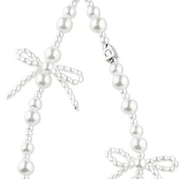 SNOWY SHOP Frosted Bow Wristlet – Hand Chain & Hanging Keychain Mobile Accessory for Girls Phone Charm-picture-14