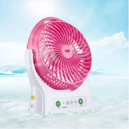Dp 7605 (RECHARGEABLE PORTABLE USB FAN) 4000mAh Rechargeable Battery USB Fan image 2