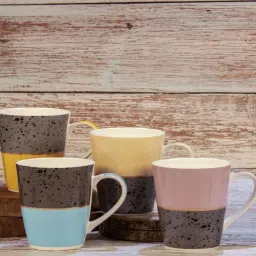 roxx Porcelain Large Coffee Mugs (Set of 4pcs) image 1