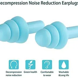 silicon earplugs for sleeping, swimming, meditation, snoring, noise reducing, Live Concert Ear Plug image 3