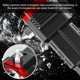 shoparam Portable Rechargeable Torch LED Flashlight Long Distance Beam Range Power Bank 8 hrs Torch Emergency Light image 5