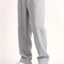 dockstreet Men Solid Grey Track Pants-picture-17