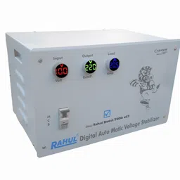 rahul Boost-7000 cd7 Kva/28 Amp,5 ,Input 100-280 Volt,Use a Maximum of 28 Amp Load, With 3 Metar Input,Output+Load Metar With Over Load MCB,Mainline Automatic Digital Copper Voltage Stabilizer Digital Automatic Voltage Stabilizer image 4