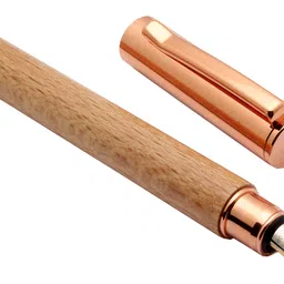 ledos Yiren 885 Natural Wood 22KGP Dualtone Fine Nib Fountain Pen-picture-16