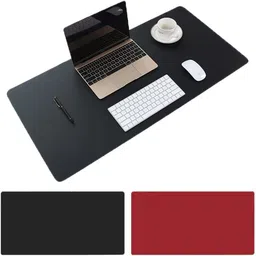 SKYVOKES Mouse Pad, Desk Mat Extended Work \HomeOfficeVegan PU Leather 90*45 Mousepad-picture-22