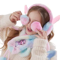 jency innovate Cute jumping rabbit with chuchu sound boys earmuffs for kids girls (4 to14years) Ear Muff image 3