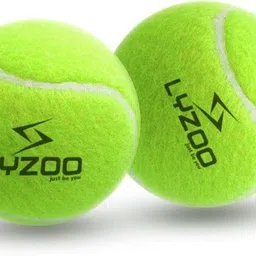 lyzoo Light weight Cricket tennis ball (neon green, pack of 2pc) Tennis Ball-picture-43
