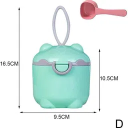 mini baby Portable Baby Formula Dispenser, Travel Milk Powder Formula Container - PP image 4