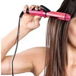 Viksenterprise Professional N-2009 2in1 Ceramic Plate Essential Straightener &hair curler C5 Hair Straightener image 4