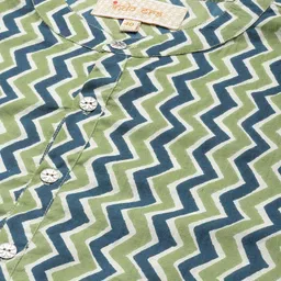 indo era Men Solid Cotton Blend Straight Kurta image 5