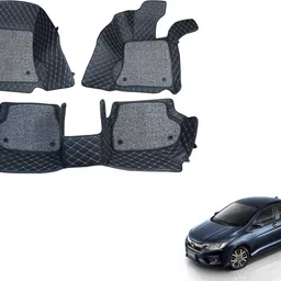 mockhe Leatherite 7D Mat For Honda New City image 1