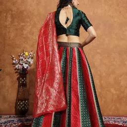 apnisha Self Design Semi Stitched Lehenga Choli image 2