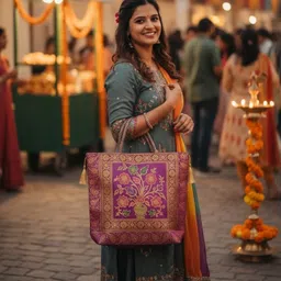 tote Women Purple Messenger Bag-picture-19