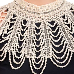 asthetic blitz Cotton Blend, Net Poncho image 4