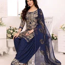 yashika Unstitched Crepe Salwar Suit Material Printed image 5