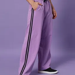 dogman Mens Striped Regular Fit Purple Casual Pajama. Men Pyjama image 5