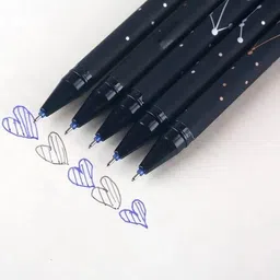 arrolliant Blue Erasable Gel Pen with attached Magic Wipe Eraser (0.5mm Nib Size) Gel Pen image 2