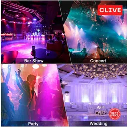 clive LED RGB Stage Light Single Disco Ball image 4