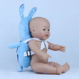 millionminds Combo Pack of Baby Infants Back Protector & Safety Helmet with Adjustable Straps image 3