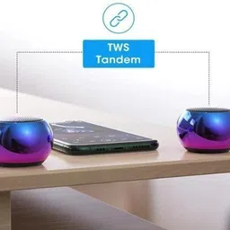 HRK M3 Colorful Wireless Speakers3D Mini Electroplating Round Steel Bluetooth_1 5 W Bluetooth Soundbar image 2