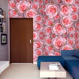 hd print house Floral & Botanical Multicolor Wallpaper image 2