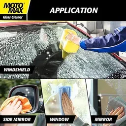 motomax Glass Cleaner for All Glass surfaces, windshields, Windows, Mirrors Foam Vehicle Glass Cleaner image 4