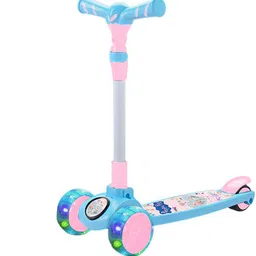 staranddaisy Kick Scooter for Kids 3+ Years Foldable Skate Scooter with LED Wheels & Brakes Scooter Non Battery Operated Ride On-picture-24