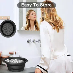 rbgiit Silicone Massage Bowl Foldable Silicone Ice Bowl for Facial Therapy, Skin Tightening & Acne Relief image 1