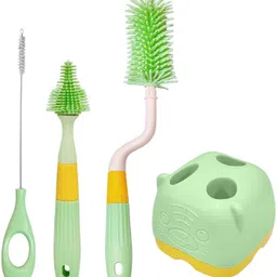 funblast Baby Bottle Cleaning Brush Set with Holder – 4 Pcs-picture-18