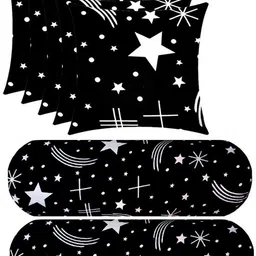 palvit Microfibre Bolster Pack of 7 Abstract-picture-11