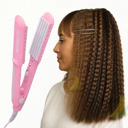 MARSELITE (Hair Crimper) Girl's Mini Crimping Styler Machine, 8006 Crimping Hair Machine Electric Hair Styler-picture-28
