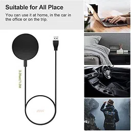 PazerPro High quality Charger is compatible with Samsung Galaxy Watch 3/4/5 (1M Length) Charging Pad image 5