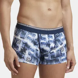 jockey US63 Super Combed Cotton Elastane Stretch Printed Men Trunk image 2