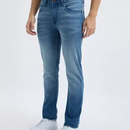 pepe jeans Men Slim Mid Rise Blue Jeans image 4