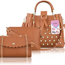 live Women Tan Messenger Bag-picture-27