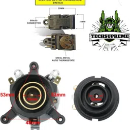 techsupreme Electric Kettle Thermostat Top Base Socket & Switch set 13A 220V Spare part A9 Electronic Components Electronic Hobby Kit image 4